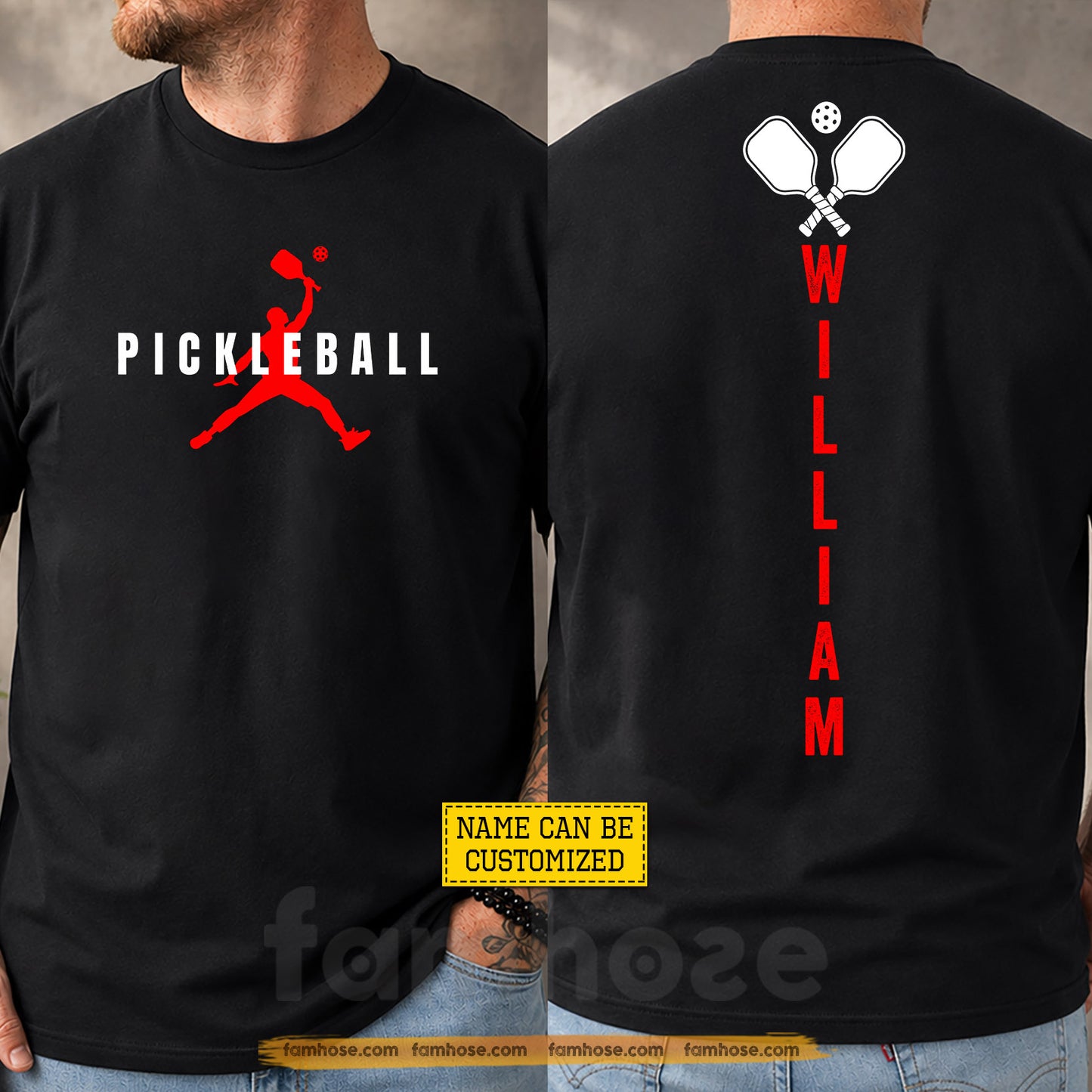 Personalized Pickleball Two-sided T-shirt, Every Rally Starts Here Sport Tees Gift For Pickleball Lover