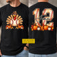 Personalized Thanksgiving Baseball Turkey Two-sided T-shirt, Gobble Up The Ballpark Tees Thankful Gift For Baseball Lover