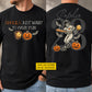 Personalized Halloween Softball Skeleton Girl Two-sided T-shirt, Ghouls Just Want To Have Fun Tees Spooky Season Gift For Softball Lover