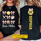 Personalized Softball Two-sided T-shirt, Basic Pitches Tees Gift For Softball Lover