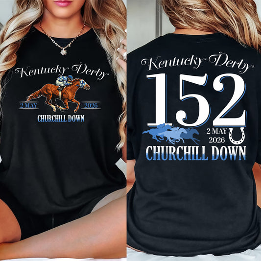 Secretariat Horse Two-side T-shirt, Churchill Down Tees Gift For Horse Racing Lovers, Fan Of Kentucky Derby