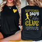 Softball Dad Two-sided T-shirt, Softball Dad's Club Tees Father's Day Gift For Softball Lover
