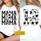 Personalized Soccer Mom Two-sided T-shirt, Soccer Mama Tees Gift For Soccer Lovers