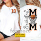 Personalized Basketball Mom Two-sided T-shirt, Basketball Game Day Style Tees Mother's Day Gift For Basketball Lovers