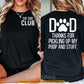 Cat Dad Two-sided T-shirt, Dad Thanks For Pickling Up My Poop Stuff Tees Father's Day Gift For Cat Lovers