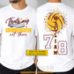 Personalized Volleyball Grandparents Two-sided T-shirt, That's My Granddaughters Out There Tees Gift For Volleyball Lovers