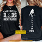 Personalized Hockey Dad Two-sided T-shirt, The Best Dads Have Sons Who Are Hockey Players Sport Tees Father's Day Gift For Hockey Lovers