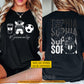 Personalized Soccer Mom Two-sided T-shirt, Soccer Mom Life Tees Mother's Day Gift For Soccer Lovers