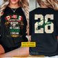 Personalized International Soccer Championship 2026 Two-sided T-shirt, 48 Teams 3 Nations 1 Dream Soccer Tournament 2026 Tees Gift
