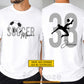 Personalized Soccer Mama Two-sided T-shirt, Soccer Mom Tees Mother's Day Gift For Soccer Lovers