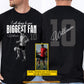 Personalized Soccer Two-sided T-shirt, I Will Always Be Your Biggest Fan Sport Tees World Soccer Event Gift For Soccer Lovers