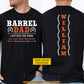 Personalized Barrel Dad Two-sided T-shirt, Barrel Dad Hand Over The Money Tees Father's Day Gift For Barrel Racing Lovers