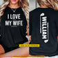 Funny Personalized Golf Man Two-sided T-shirt, I Love It When My Wife Lets Me Golf Sport Tees Gift For Golf Lover