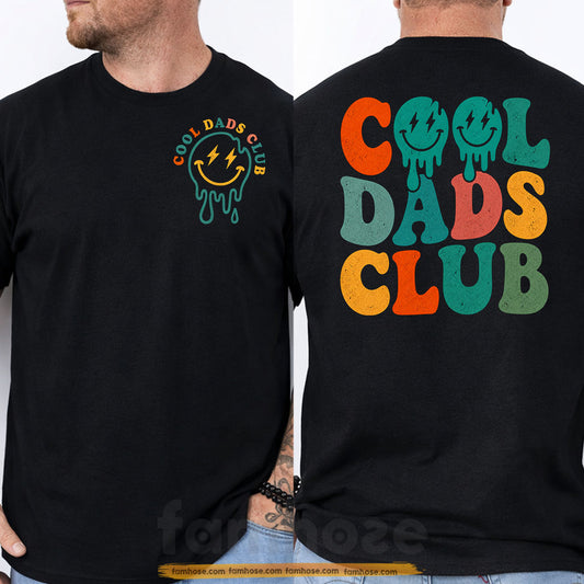 Funny Dad Two-sided T-shirt, Cool Dad Club Tees Father's Day Gift