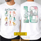 Personalized Volleyball & Jesus Two-sided T-shirt, God Says I Am Sport Tees Gift For Christian, Volleyball Lover