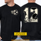 Personalized Soccer Two-sided T-shirt, Game Day Sport Tees Gift For Soccer Lovers