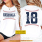Personalized Baseball First Day Of School Two-sided T-shirt, School Is Important Back To School Sport Tees, Student Gift For Baseball Lover