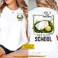 Personalized Pickleball First Day Of School Two-sided T-shirt, Born To Play Pickleball Back To School Sport Tees, Student Gift For Pickleball Lover