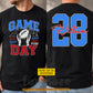 Personalized Rugby Two-sided T-shirt, Game Day Rugby Season Sport Tees Gift For Rugby Lover