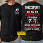 Personalized Wrestling Two-sided T-shirt, This Sport Pushes Me To My Limits Sport Tees Gift For Wrestling Lover