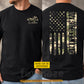 Personalized Wrestling USA Two-sided T-shirt, Built For The Mat Sport Tees Gift For Wrestling Lover