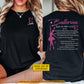 Personalized Ballet Two-sided T-shirt, Ballerina Tees Gift For Ballet Lover