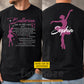 Personalized Ballet Two-sided T-shirt, Ballerina Tees Gift For Ballet Lover