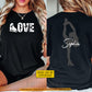 Personalized Ice Skating Two-sided T-shirt, Love Sport Tees Gift For Ice Skating Lover