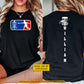 Personalized Disc Golf Two-sided T-shirt, Major League Of Chain Chasers Sport Tees Gift For Disc Golf Lover
