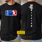 Personalized Disc Golf Two-sided T-shirt, Major League Of Chain Chasers Sport Tees Gift For Disc Golf Lover