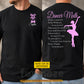 Personalized Ballet Two-sided T-shirt, Dancer Math Tees Gift For Ballet Lover