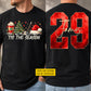 Personalized Christmas Hockey Two-sided T-shirt, Tis' The Season Sport Tees Xmas Gift For Hockey Lover