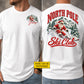 Funny Personalized Skiing Two-sided T-shirt, North Pole Ski Club Tees Xmas Gift For Skiing Lover
