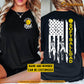 Personalized Softball Girl Two-sided T-shirt, Besties Spirit Softball Sport Tee Independence Day Gift For Softball Lovers