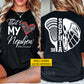 Personalized Lacrosse Aunt Two-sided T-shirt, That's My Nephew Sport Tees Gift For Lacrosse Lovers