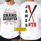 Personalized Baseball Grandparents Two-sided T-shirt, That's My Granddaughters Out There Tees Gift For Baseball Lovers