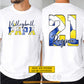 Personalized Volleyball Dad Two-sided T-shirt, Volleyball Papa Design Tees Father's Day Gift For Volleyball Lovers