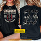 Personalized Baseball Senior Mom Two-sided T-shirt, Senior Mom The Final Inning Tees Mother's Day Gift For Baseball Lover