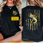 Personalized Fishing Two-sided T-shirt, Patriot Fisher Tees Gift For Fishing Lovers