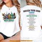 International Soccer Championship 2026 Two-sided T-shirt, North America Canada Mexico USA Football Tournament 2026 Tees Sport Gift
