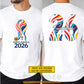 Personalized International Soccer Championship 2026 Two-sided T-shirt, North America Football Tournament 2026 Tees Sport Gift