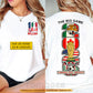 Personalized International Soccer Championship 2026 Two-sided T-shirt, The Big Game USA Canada Mexico Soccer Tournament 2026 Tees Sport Gift