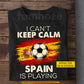 Personalized International Soccer Championship T-shirt, I Can't Keep Calm Football Tournament Tees Sport Gift