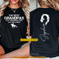 Personalized Horse Grandpas Two-sided T-shirt, The Best Grandpas Have Granddaughters Tees Father's Day Gift For Horse Riding Lovers