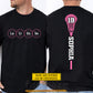 Personalized Lacrosse Girl Two-sided T-shirt, LaCrOsSe Chemistry Sport Tees Gift For Lacrosse Lover