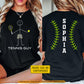 Personalized Tennis Two-sided T-shirt, Tennis Guy Sport Tees Gift For Tennis Lover
