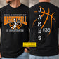 Personalized Basketball First Day Of School Two-sided T-shirt, School Is Important Back To School Sport Tees, Student Gift For Basketball Lover