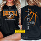 Personalized Basketball First Day Of School Two-sided T-shirt, School Is Important Back To School Sport Tees, Student Gift For Basketball Lover