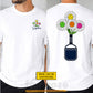 Personalized Pickleball Two-sided T-shirt, Bloom Where You Dink Sport Tees Gift For Pickleball Lover