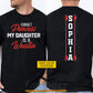 Personalized Wrestling Parent Two-sided T-shirt, Forget Princess My Daughter Is A Wrestler Sport Tees Gift For Wrestling Lovers